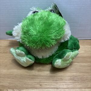 Fine Toys Singing Frog Plush Hand Puppet 11" With Tags